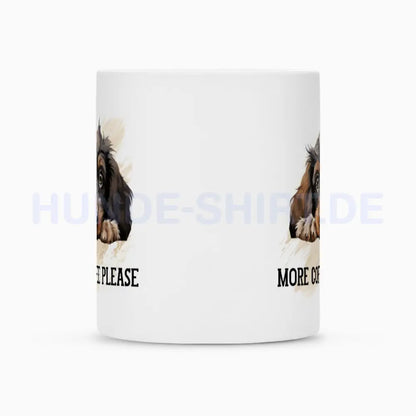 Tasse "Dackel ( Langhaar ) - More Coffee..." – hunde-shirt.de