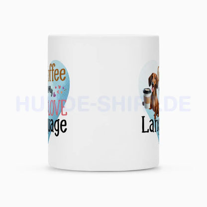 Tasse "Dackel - Love Language" – hunde-shirt.de