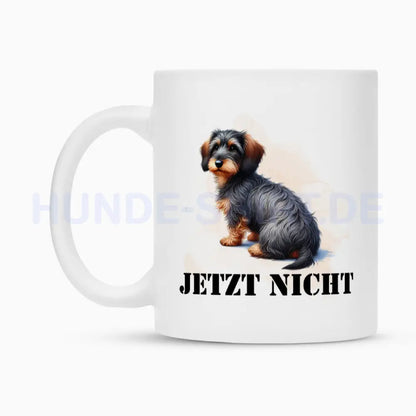 Tasse "Dackel ( Rauhaar ) - JETZT NICHT" – hunde-shirt.de