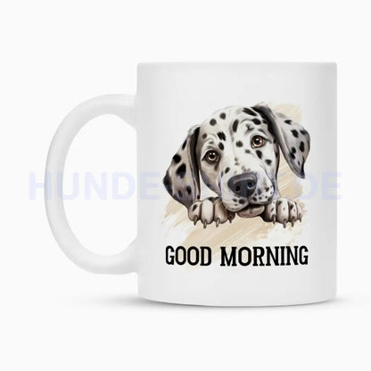 Tasse "Dalmatiner - Good Morning" – hunde-shirt.de