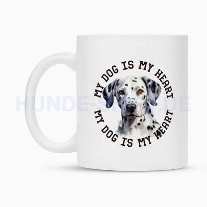 Tasse "Dalmatiner HEART 2" – hunde-shirt.de