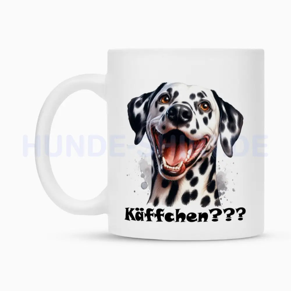 Tasse "Dalmatiner - Käffchen???" – hunde-shirt.de