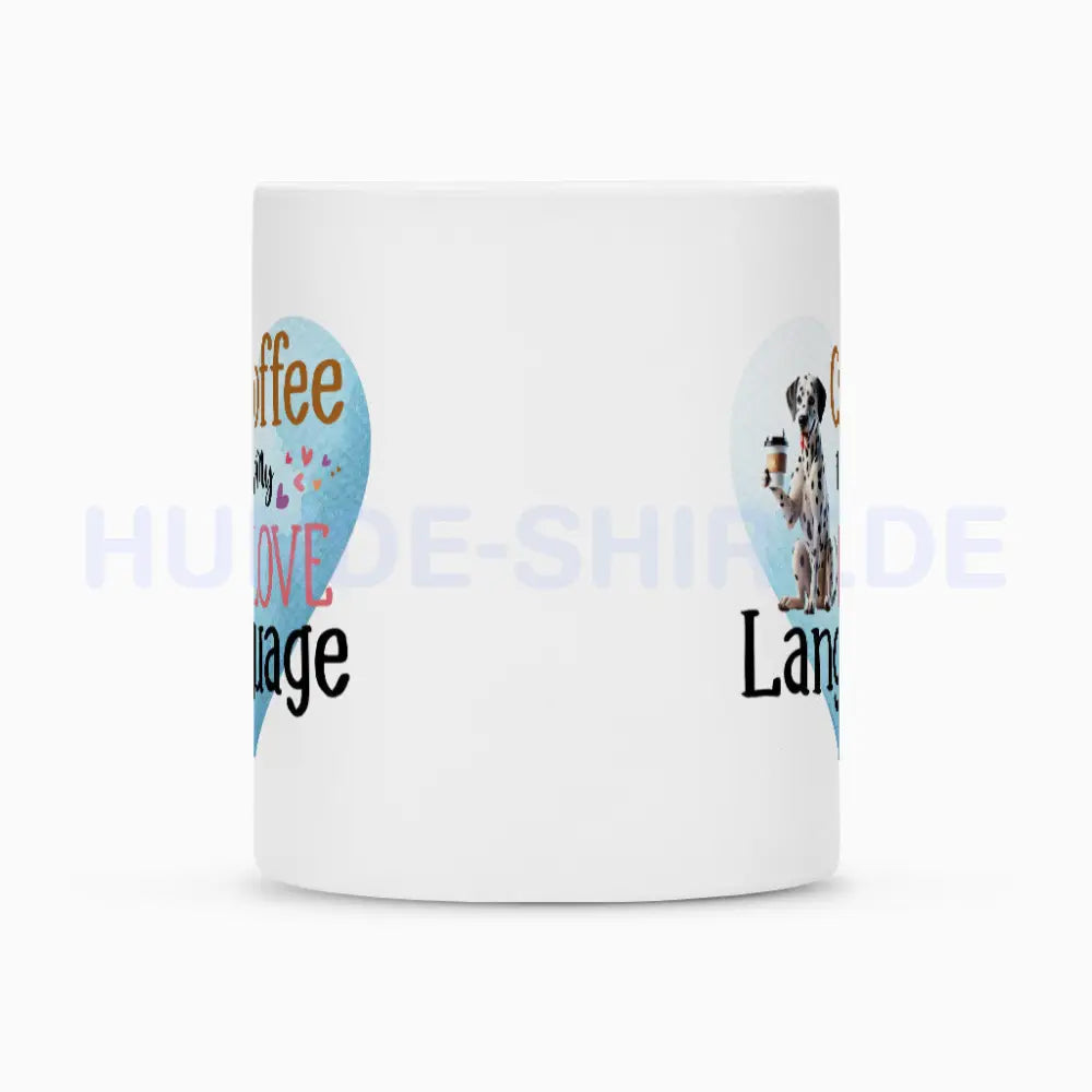 Tasse "Dalmatiner - Love Language" – hunde-shirt.de