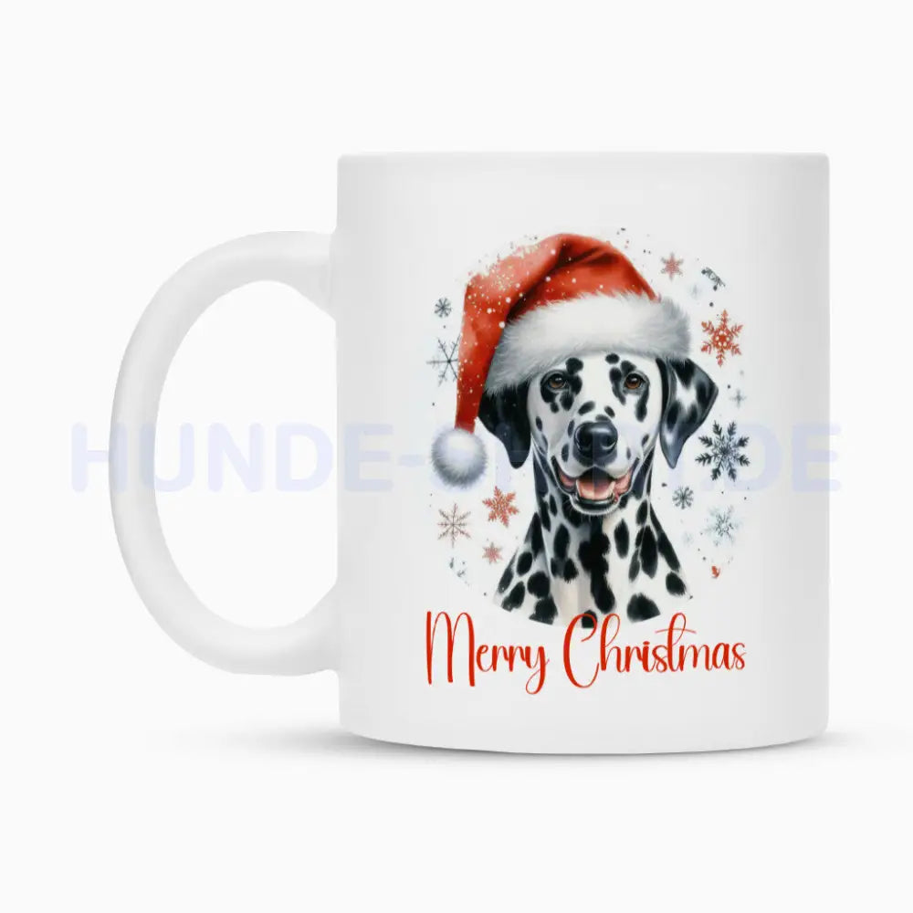 Tasse "Dalmatiner - Merry Christmas 2" – hunde-shirt.de