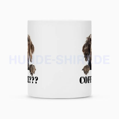 Tasse "Deutsch Drahthaar - Coffee???" – hunde-shirt.de