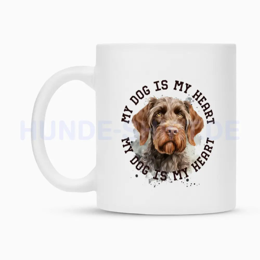 Tasse "Deutsch Drahthaar HEART 2" – hunde-shirt.de