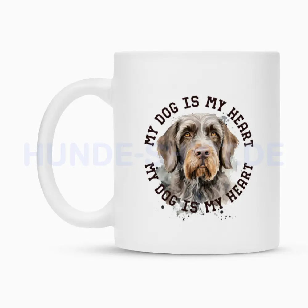 Tasse "Deutsch Drahthaar HEART" – hunde-shirt.de