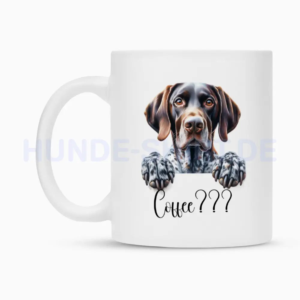 Tasse "Deutsch Kurzhaar - Coffee???" – hunde-shirt.de