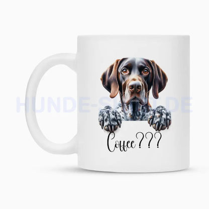 Tasse "Deutsch Kurzhaar - Coffee???" – hunde-shirt.de