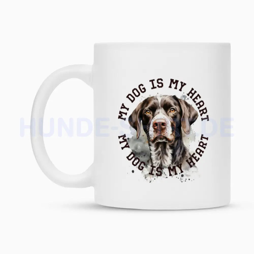 Tasse "Deutsch Kurzhaar HEART 2" – hunde-shirt.de