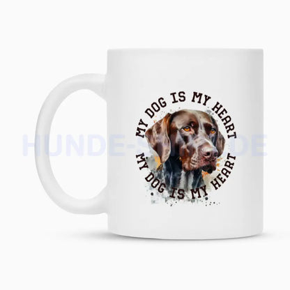 Tasse "Deutsch Kurzhaar HEART" – hunde-shirt.de