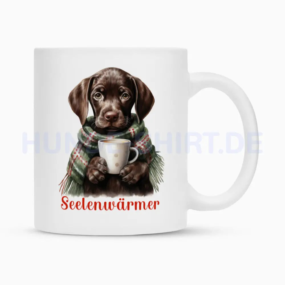 Tasse "Deutsch Kurzhaar - Seelenwärmer" Weiß – hunde-shirt.de