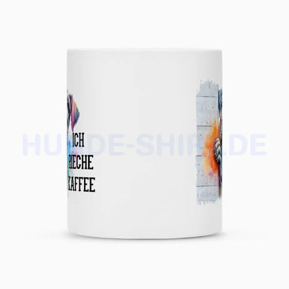 Tasse "Deutsche Dogge - Ich rieche Kaffee 2" – hunde-shirt.de