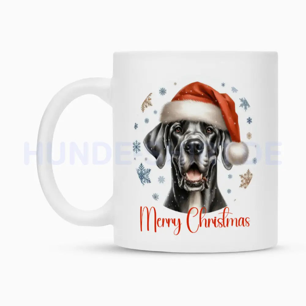 Tasse "Deutsche Dogge - Merry Christmas" – hunde-shirt.de