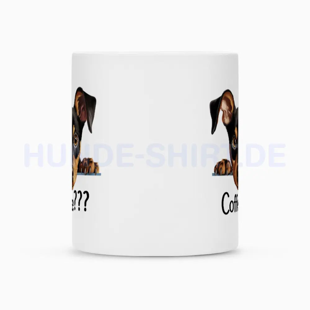 Tasse "Deutscher Pinscher - Coffee???" – hunde-shirt.de