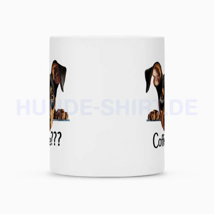 Tasse "Deutscher Pinscher - Coffee???" – hunde-shirt.de