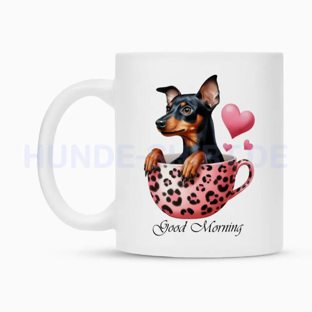 Tasse "Deutscher Pinscher - Good Morning" – hunde-shirt.de