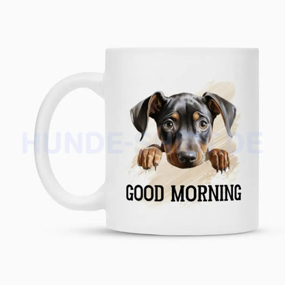 Tasse "Dobermann - Good Morning" – hunde-shirt.de