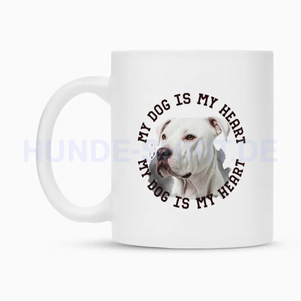 Tasse "Dogo Argentino HEART" – hunde-shirt.de