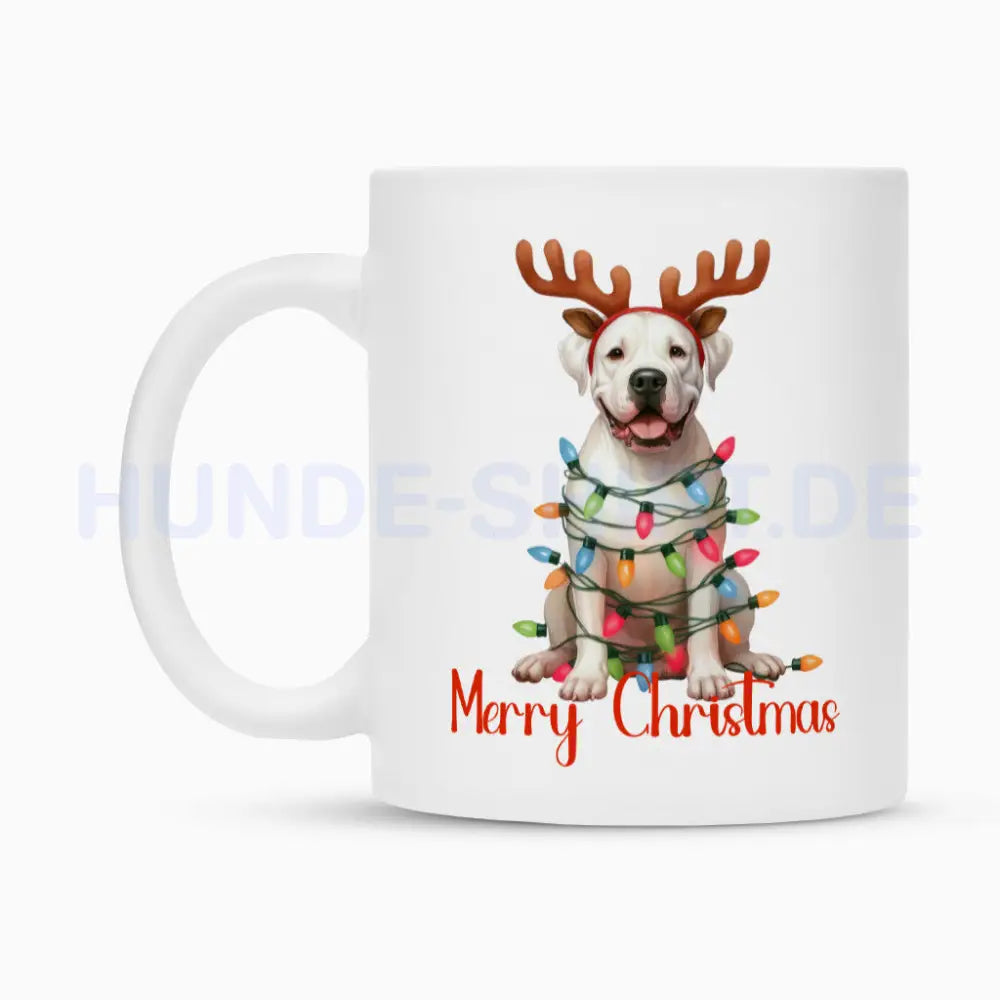 Tasse "Dogo Argentino - Merry Christmas" – hunde-shirt.de