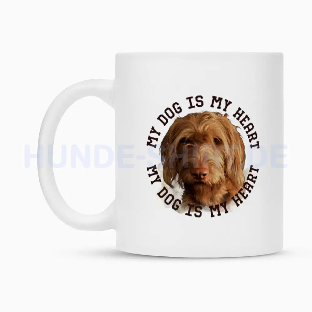 Tasse "Drahthaar Vizsla HEART" – hunde-shirt.de