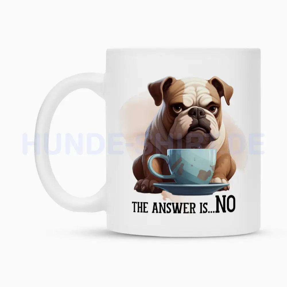 Tasse "English Bulldog - NO" – hunde-shirt.de