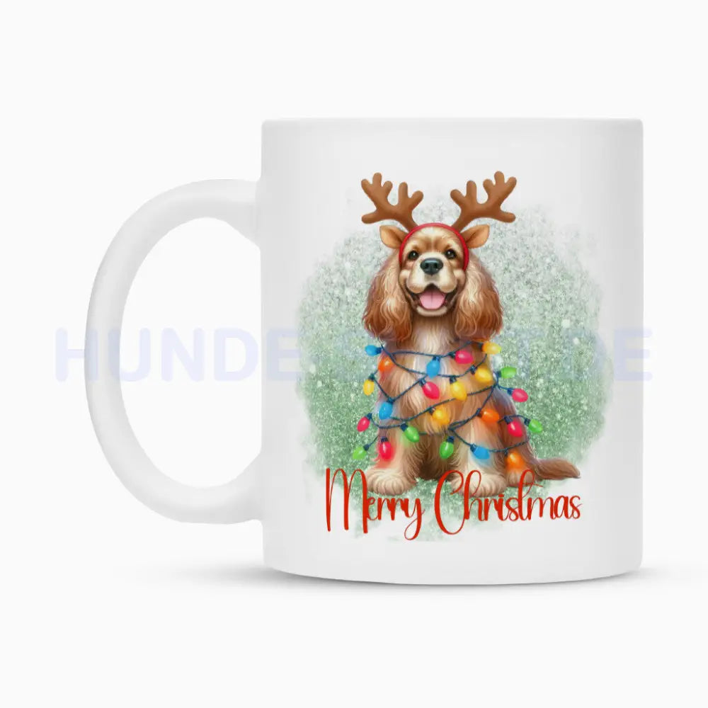 Tasse "English Cocker Spaniel - Funny Christmas" – hunde-shirt.de