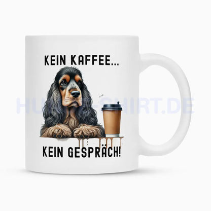 Tasse "English Cocker Spaniel - Kein Kaffee..." Weiß – hunde-shirt.de