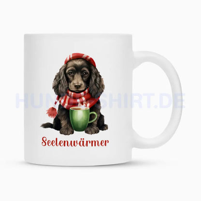 Tasse "English Cocker Spaniel - Seelenwärmer" Weiß – hunde-shirt.de