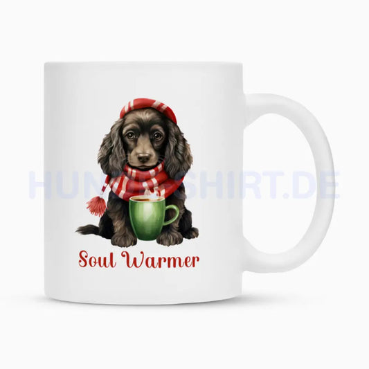 Tasse "English Cocker Spaniel - Soul Warmer" Weiß – hunde-shirt.de