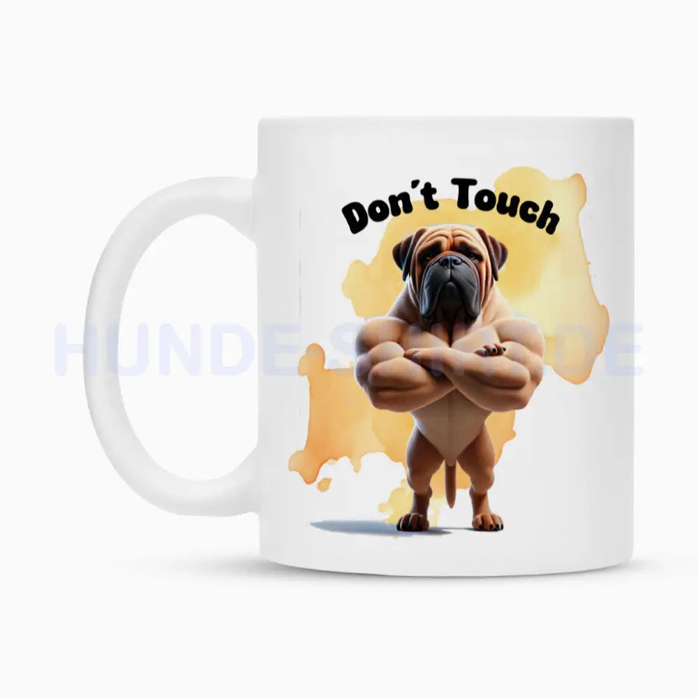 Tasse "English Mastiff - Don´t touch" – hunde-shirt.de