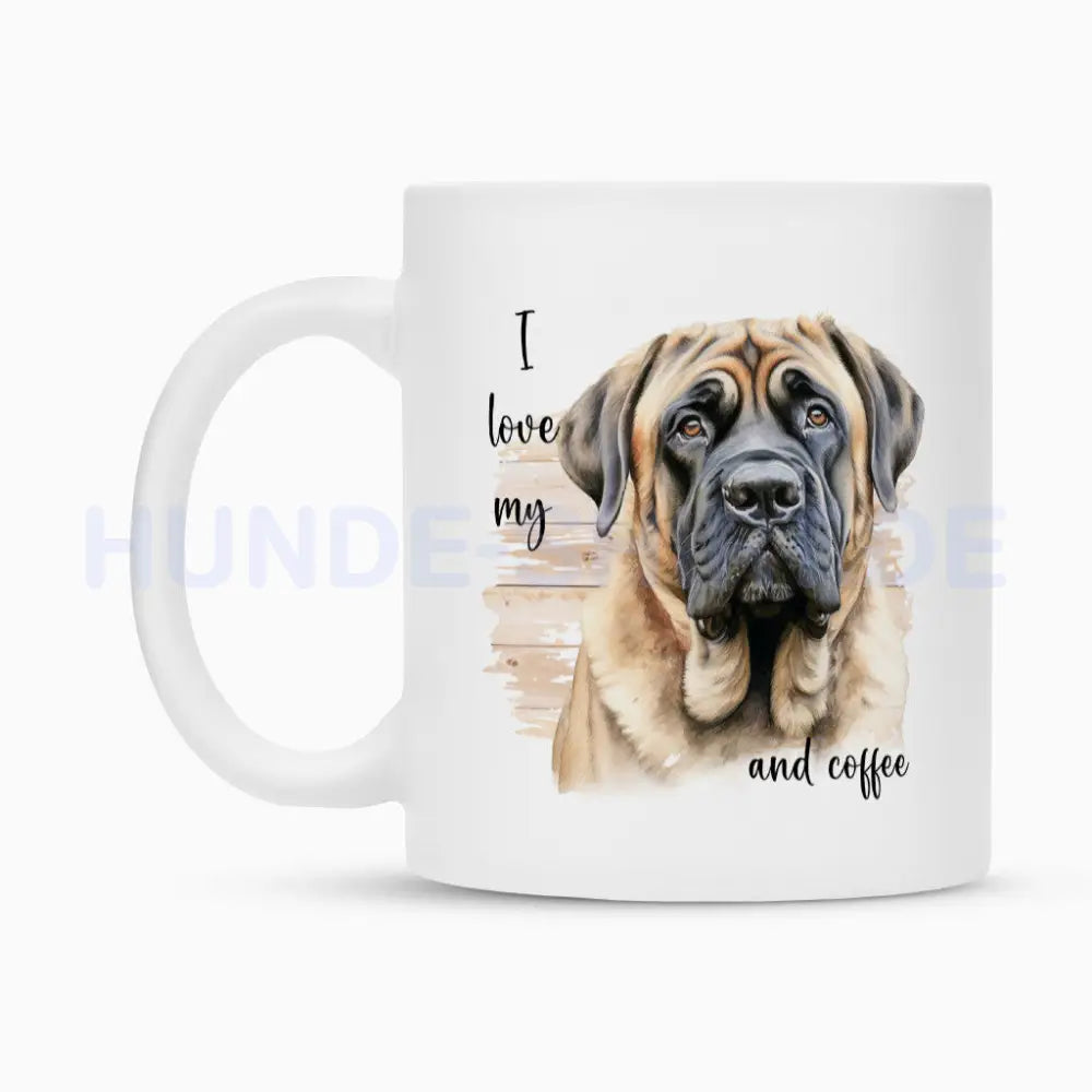 Tasse "English Mastiff - I love my..." – hunde-shirt.de