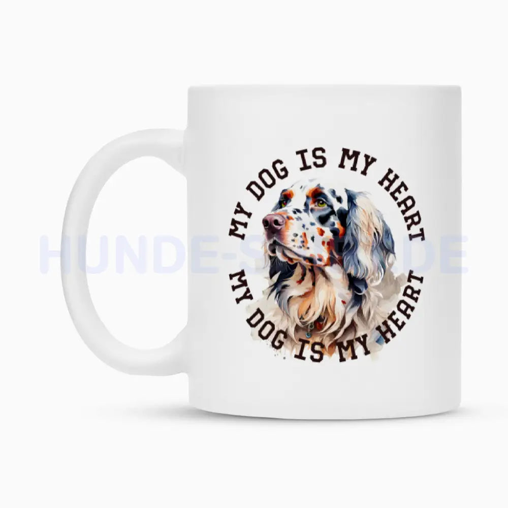 Tasse "English Setter HEART" – hunde-shirt.de