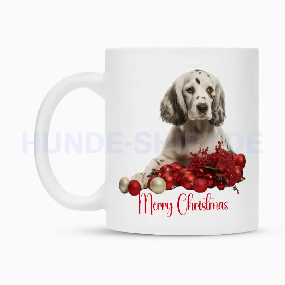 Tasse "English Setter - Merry Christmas" – hunde-shirt.de