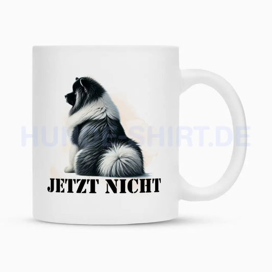 Tasse "Eurasier - JETZT NICHT" Weiß – hunde-shirt.de