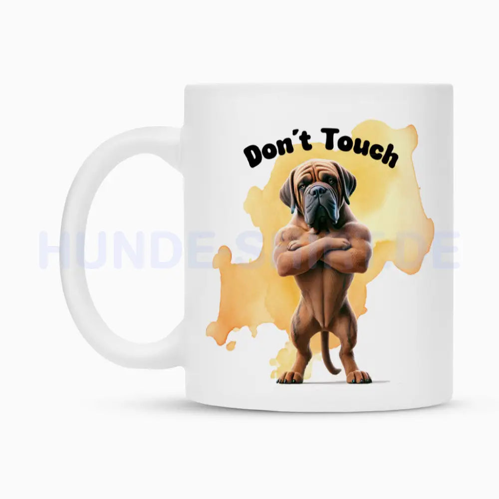 Tasse "Fila Brasileiro - Don´t touch" – hunde-shirt.de