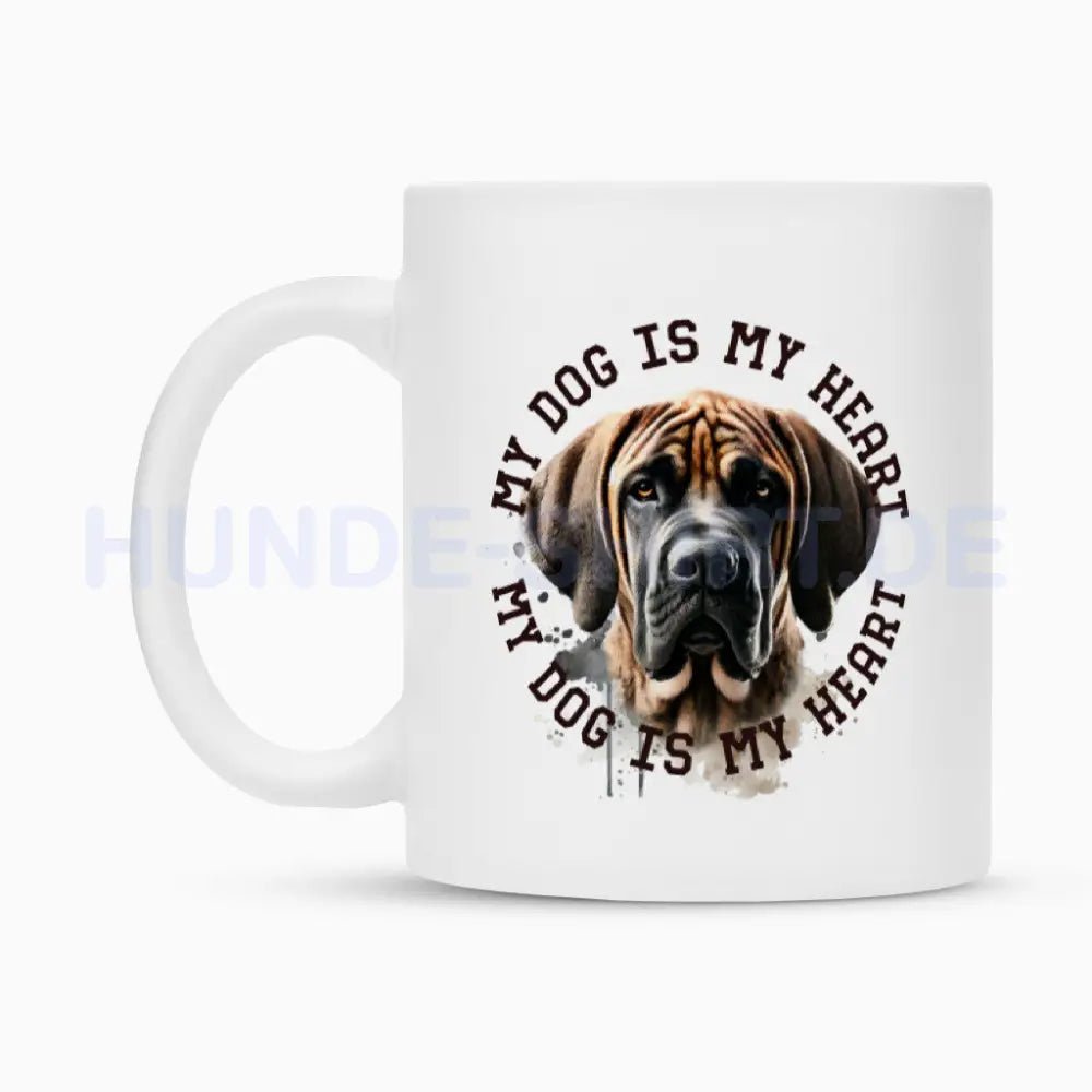 Tasse "Fila Brasileiro HEART 2" – hunde-shirt.de