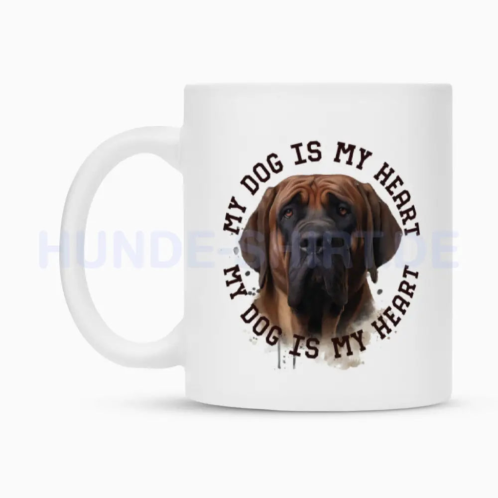 Tasse "Fila Brasileiro HEART" – hunde-shirt.de