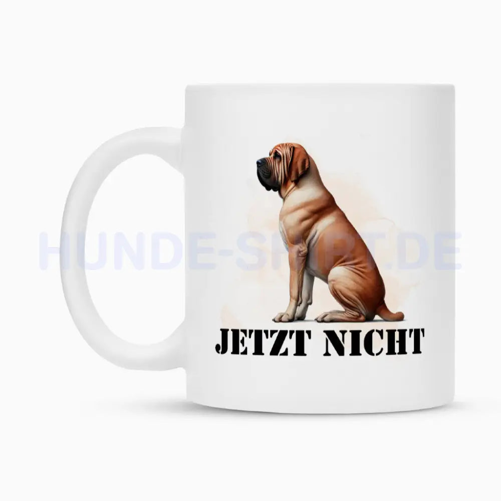 Tasse "Fila Brasileiro - JETZT NICHT" – hunde-shirt.de