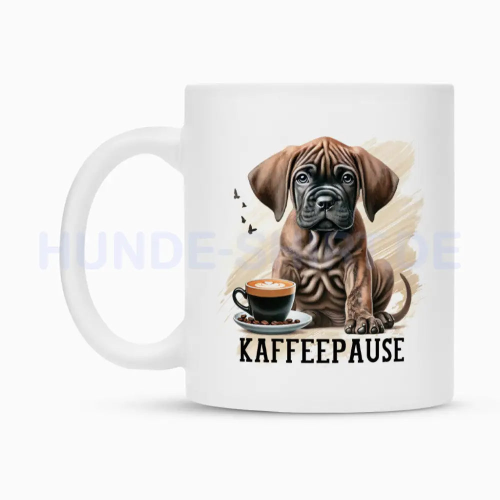 Tasse "Fila Brasileiro - Kaffeepause" – hunde-shirt.de