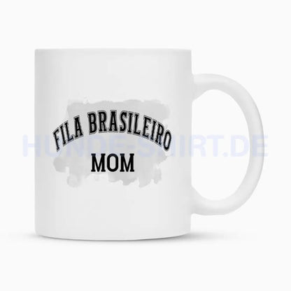 Tasse "Fila Brasileiro - MOM" Weiß – hunde-shirt.de