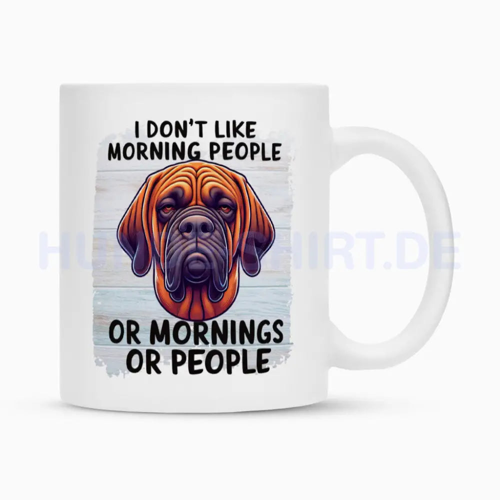 Tasse "Fila Brasileiro - Morning People" Weiß – hunde-shirt.de