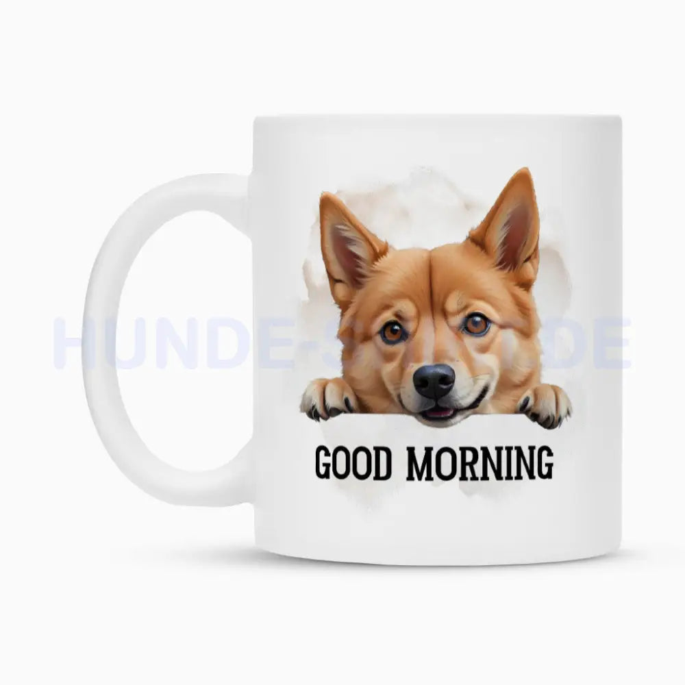 Tasse "Finnischer Spitz - Good Morning" – hunde-shirt.de