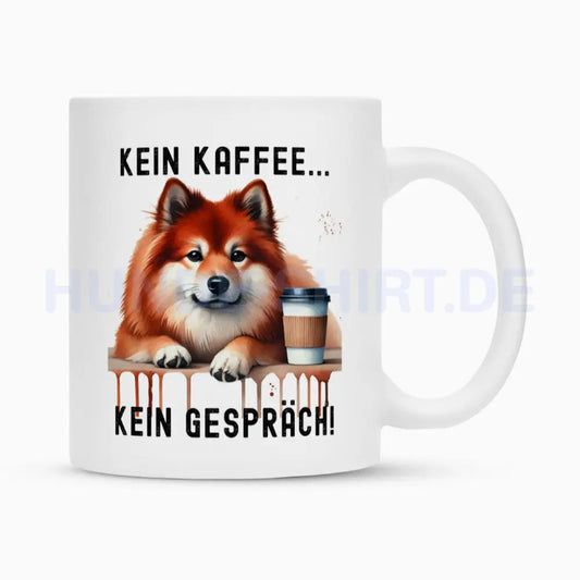 Tasse "Finnischer Spitz - Kein Kaffee..." Weiß – hunde-shirt.de