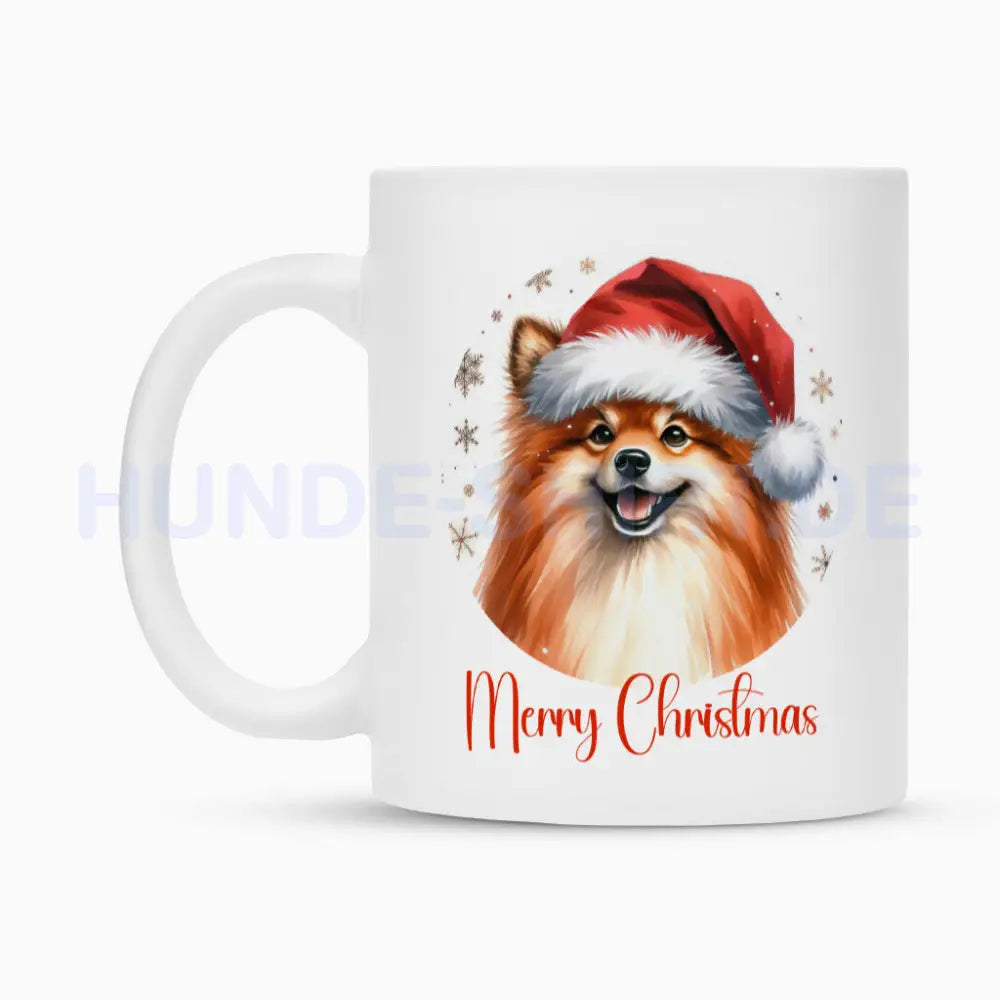 Tasse "Finnischer Spitz - Merry Christmas" – hunde-shirt.de