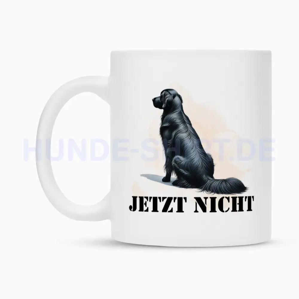 Tasse "Flat Coated Retriever - JETZT NICHT" – hunde-shirt.de