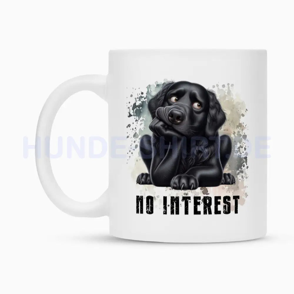 Tasse "Flat Coated Retriever - No interest" – hunde-shirt.de