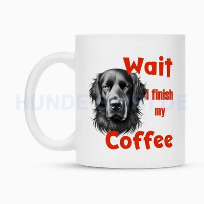 Tasse "Flat Coated Retriever - Wait" – hunde-shirt.de