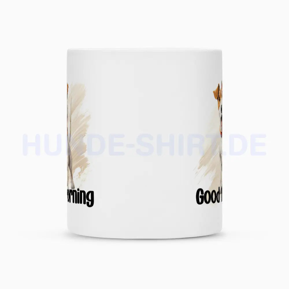 Tasse "Foxterrier ( Drahthaar ) - Good Morning" – hunde-shirt.de