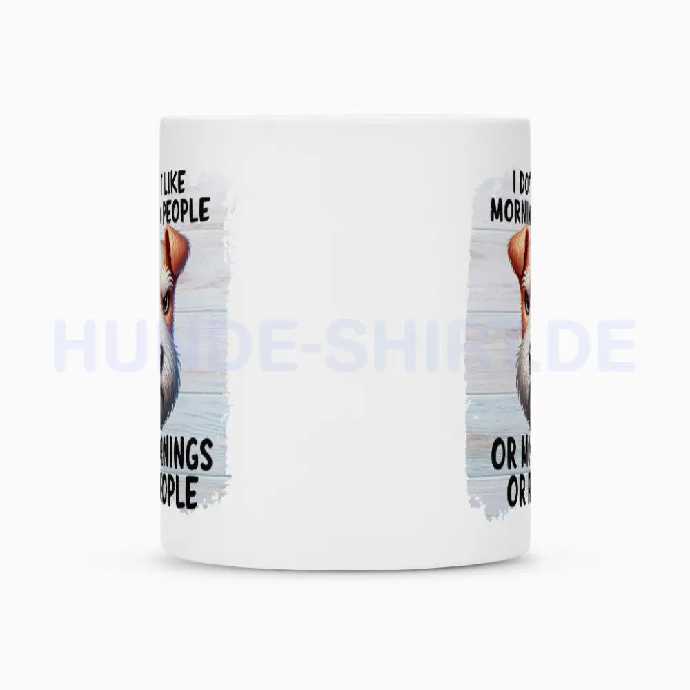 Tasse "Foxterrier ( Drahthaar ) - Morning People" – hunde-shirt.de